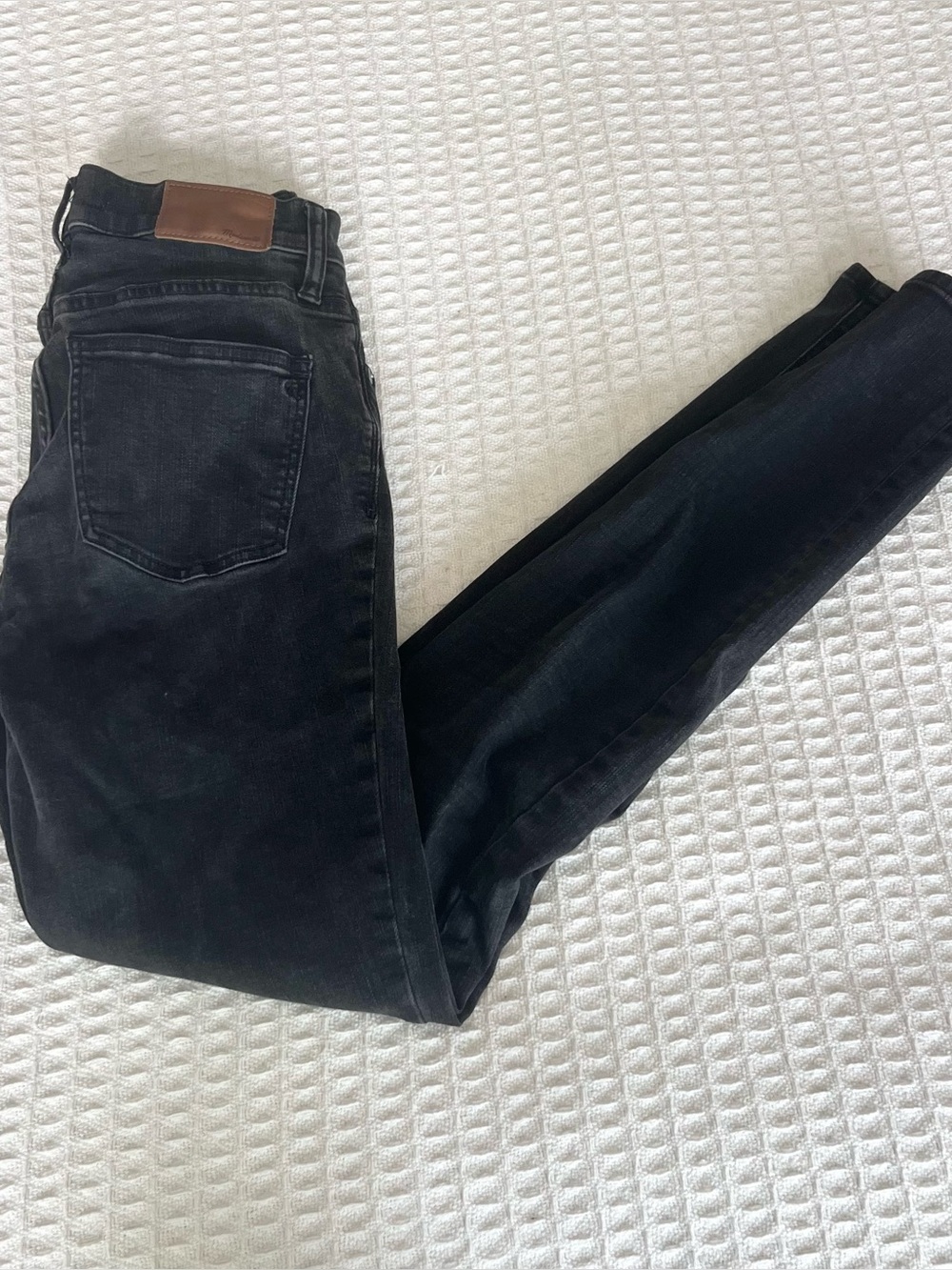 Madewell 9” high rise skinny jeans 26T